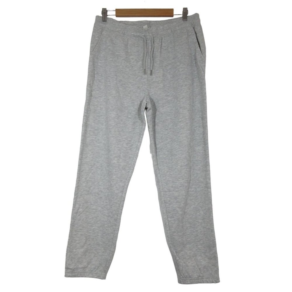 H by Halston Studio‎ drawstring heather gray French terry joggers